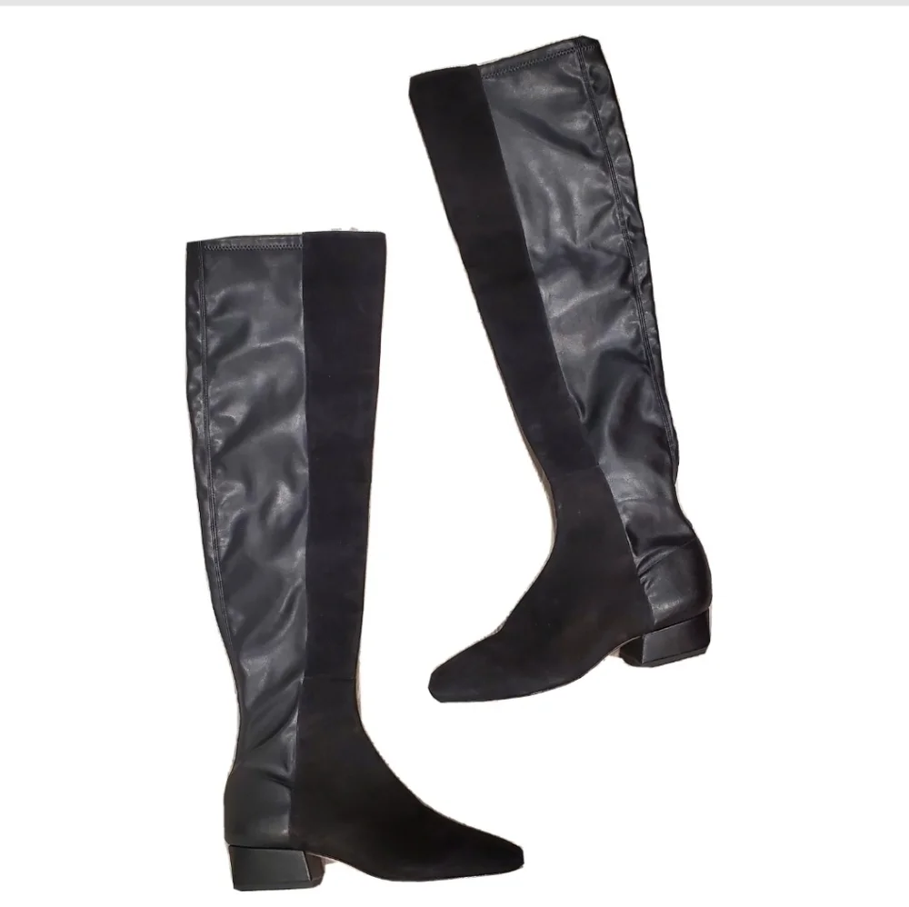 NEW SCHUTZ Agane Over the Knee Boot Black